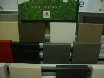 Amostra de quartzo Silestone — Cores diversas