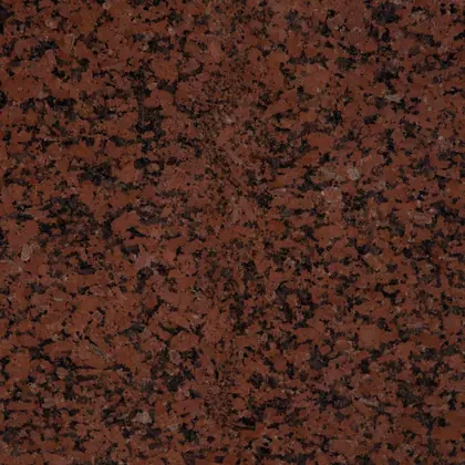 Amostra de granito Vermelho Brasília