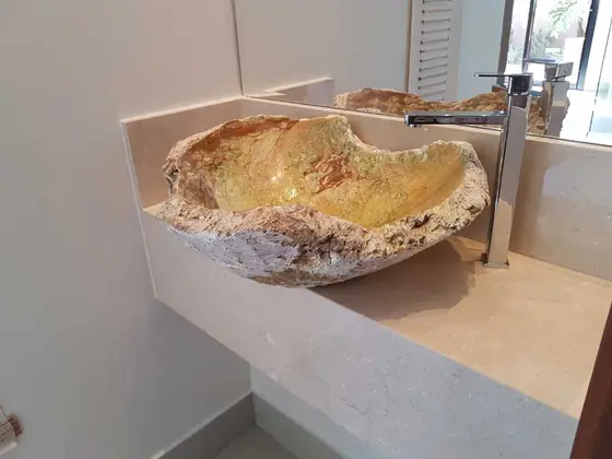 Foto 29 de 62: banheiro executado pela Marmoraria Farina